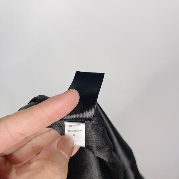 White House Black Market 0 Black Cream Colorblock Button Back Dress Short Sleeve - Picture 10 of 10